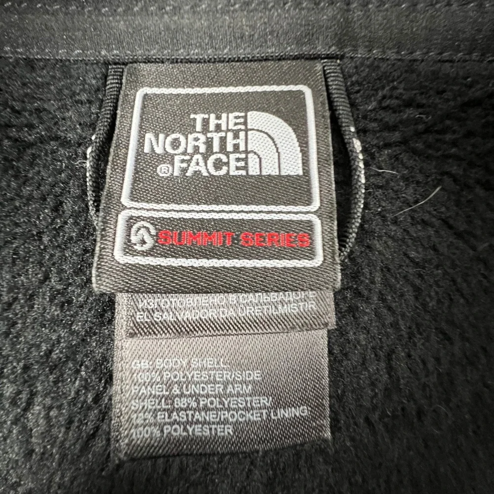 The North Face Summit Series Mens Black Fleece Full Zip Jacket AMWS001 Small